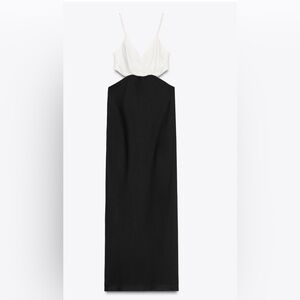 Nwt-Zara- Cut-Out Midi Dress- small